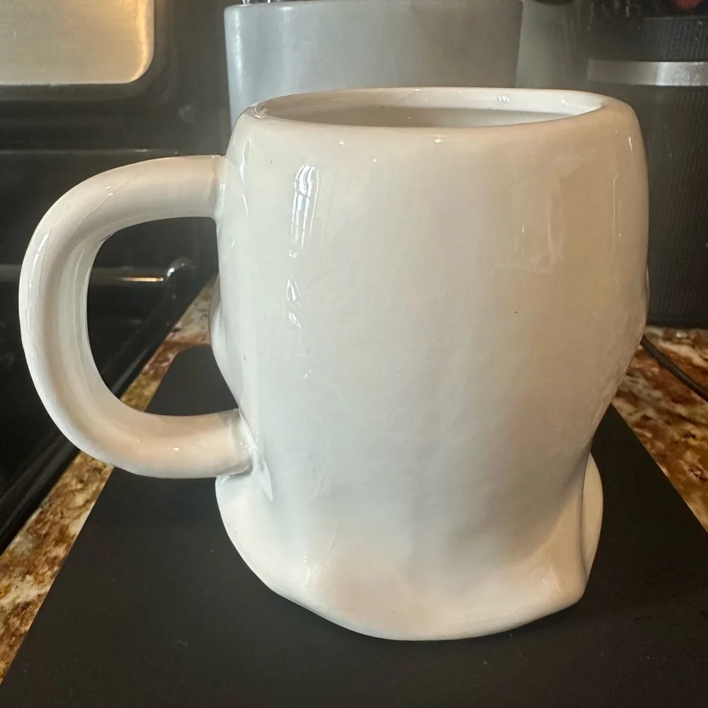 2021 Target Ghost Mug Hyde and Eek Halloween Orange Feet 11.9oz